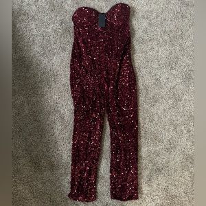 Nova luxe 1x sequin jumpsuit